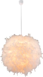 Globo Lighting Κρεμαστό Φωτιστικό Μοντέρνο Μονόφωτο Λευκό
