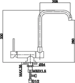 Karag TLWT02 Σπαστή Inox
