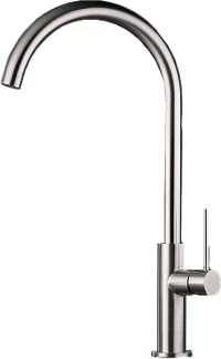 Eurorama Inox 702515-110 Μπαταρία Κουζίνας Χρωμέ Με Υψηλό Περιστρεφόμενο Ρουξούνι