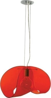 Home Lighting Lolly Κρεμαστό Φωτιστικό Μοντέρνο Μονόφωτο Κόκκινο
