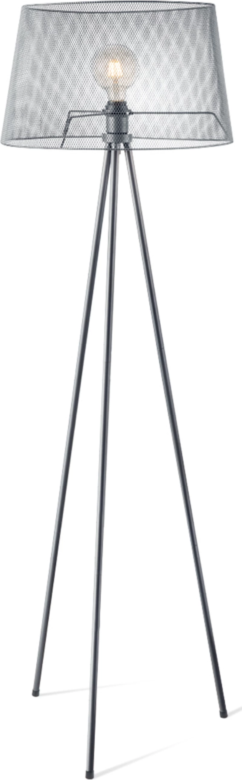 VK Lighting VK/03169 Φωτιστικό Δαπέδου Γκρι με Ύψος 157cm