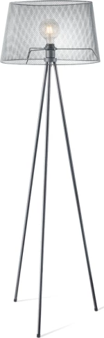 VK Lighting VK/03169 Φωτιστικό Δαπέδου Γκρι με Ύψος 157cm