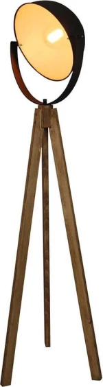 Home Lighting Tripoda Φωτιστικό Δαπέδου Μαύρο με Ύψος 180cm