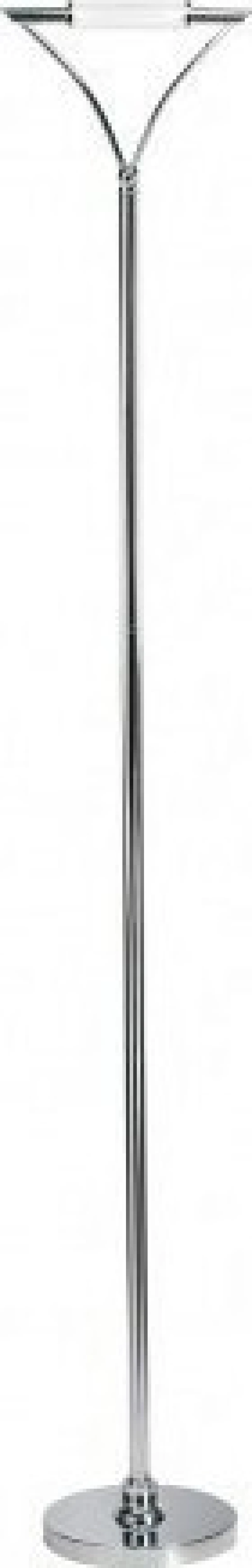 Fan Europe ET Φωτιστικό Δαπέδου Ασημί με Ύψος 181cm