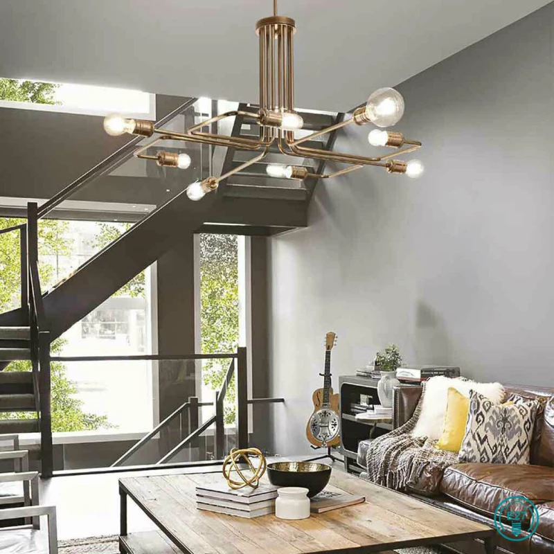 Ideal Lux Triumph Κρεμαστό Φωτιστικό Μοντέρνο Πολύφωτο Μαύρο