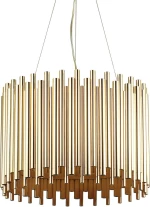 Ideal Lux Pan Κρεμαστό Φωτιστικό Μοντέρνο Πολύφωτο Χρυσό