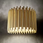 Ideal Lux Pan Κρεμαστό Φωτιστικό Μοντέρνο Πολύφωτο Χρυσό