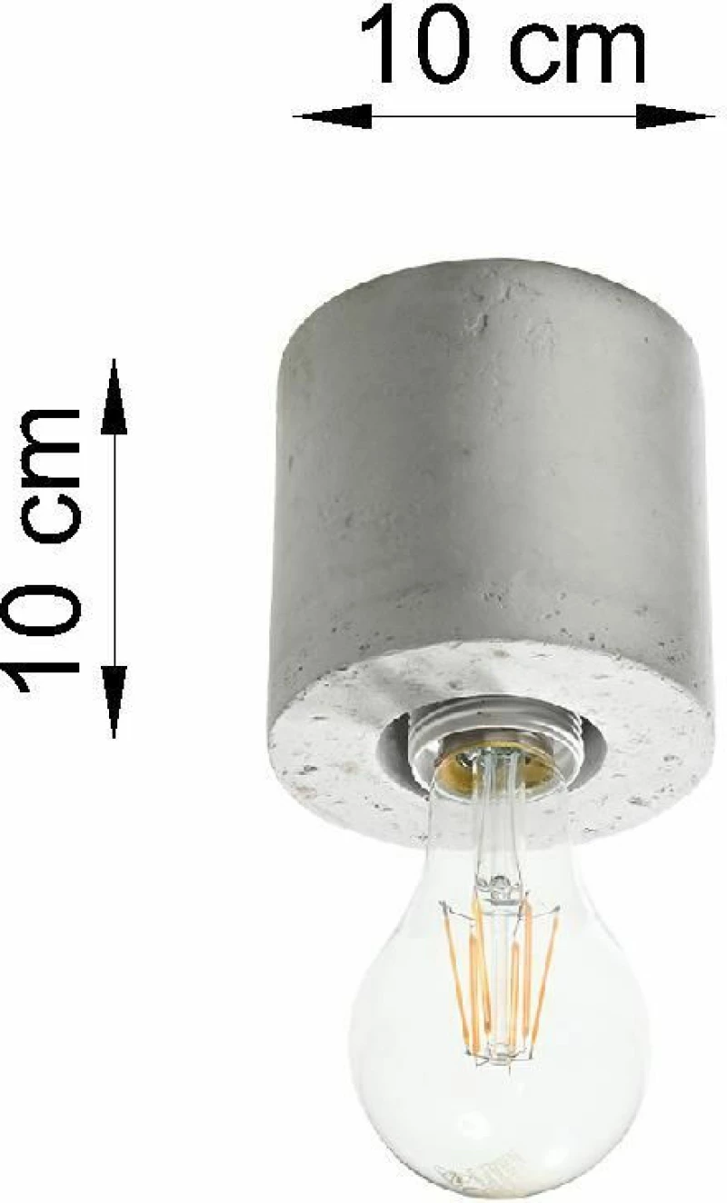 Ceiling Lamp Salgado Concrete Sl.0678