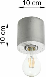 Ceiling Lamp Salgado Concrete Sl.0678
