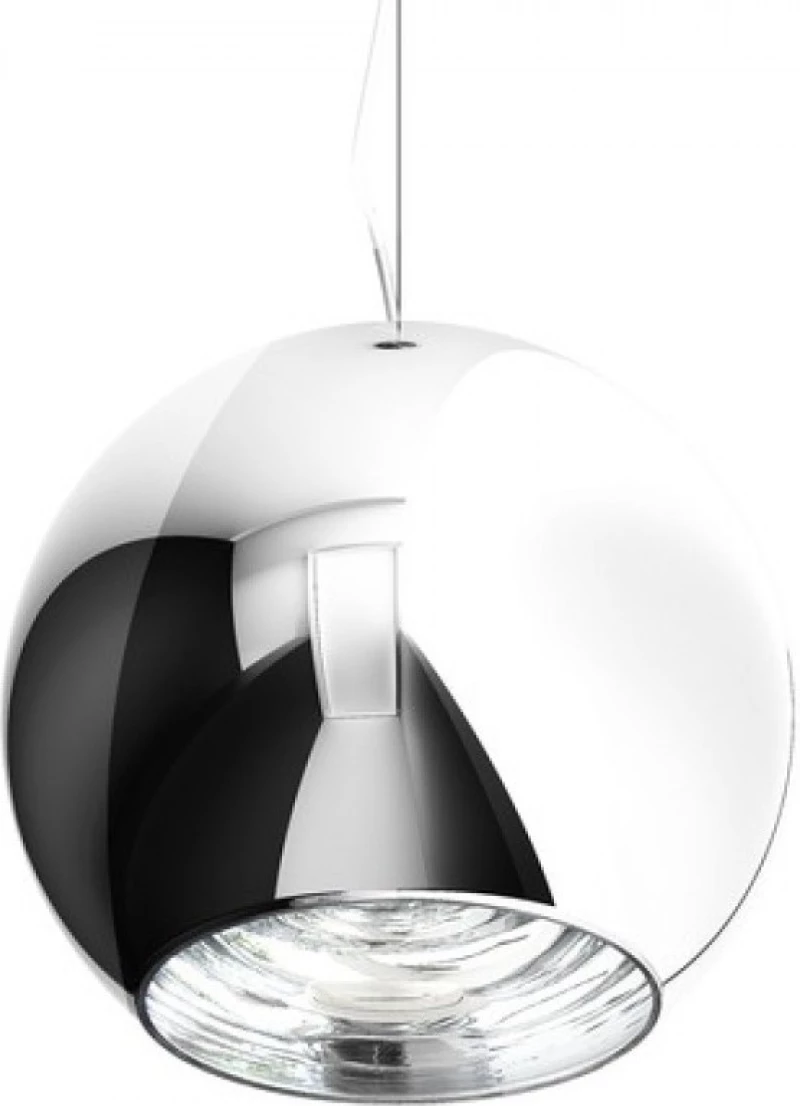 Rendl Light Studio Beau Monde 30 Κρεμαστό Φωτιστικό Μοντέρνο Μονόφωτο Ασημί