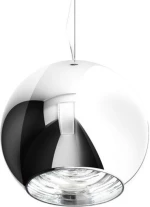 Rendl Light Studio Beau Monde 30 Κρεμαστό Φωτιστικό Μοντέρνο Μονόφωτο Ασημί