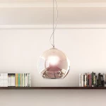Rendl Light Studio Beau Monde 30 Κρεμαστό Φωτιστικό Μοντέρνο Μονόφωτο Ασημί