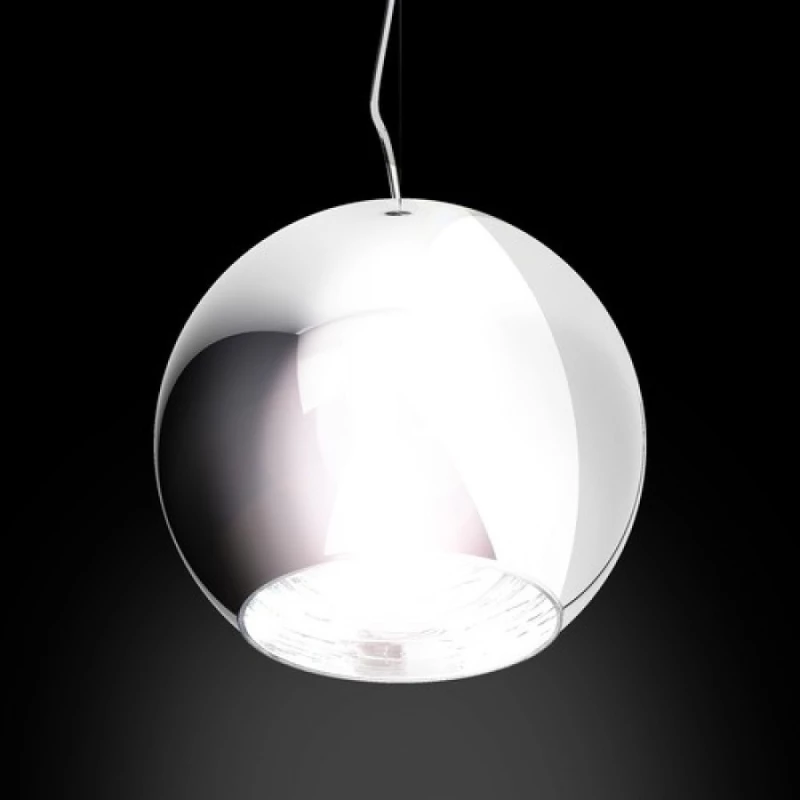 Rendl Light Studio Beau Monde 30 Κρεμαστό Φωτιστικό Μοντέρνο Μονόφωτο Ασημί