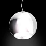 Rendl Light Studio Beau Monde 30 Κρεμαστό Φωτιστικό Μοντέρνο Μονόφωτο Ασημί