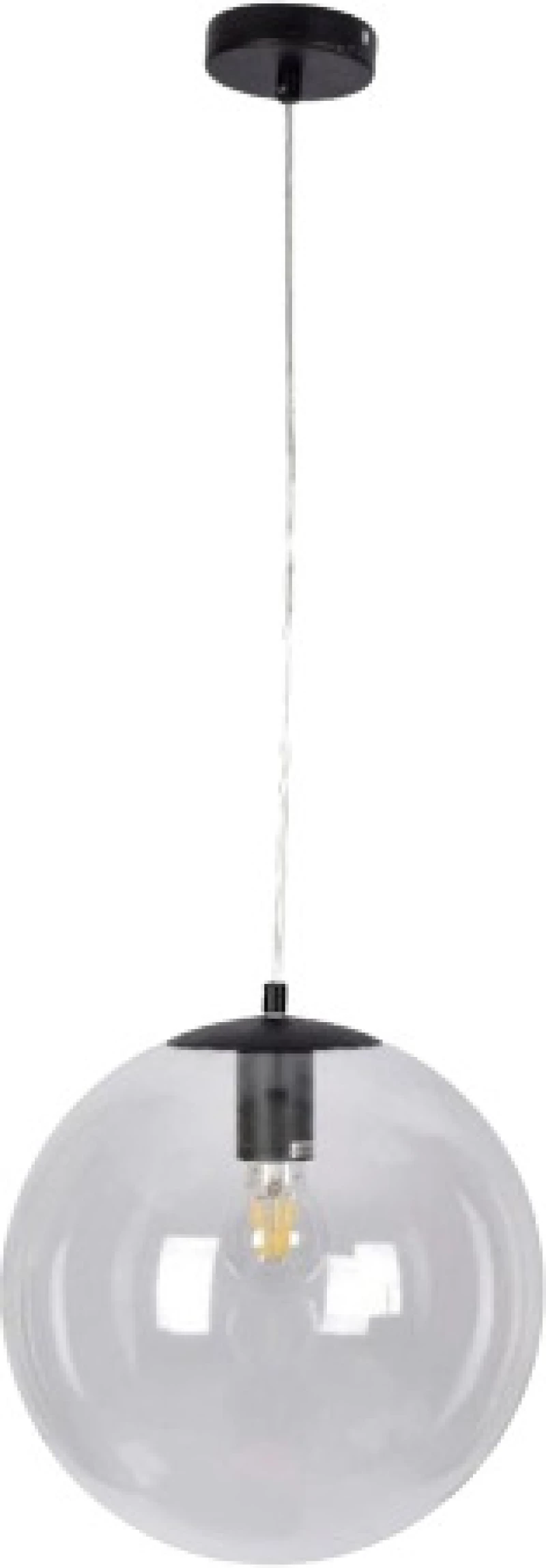 Home Lighting Globe Κρεμαστό Φωτιστικό Μοντέρνο Μονόφωτο Μαύρο