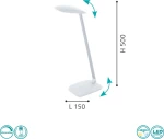 Φωτιστικό Γραφείου Led Cajero 95695 White Eglo