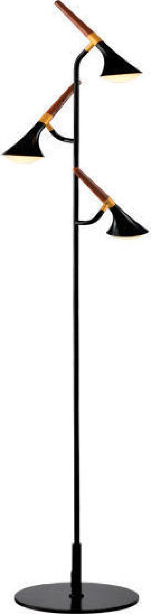Elmark Duncan Φωτιστικό Δαπέδου Μαύρο με Ύψος 144cm