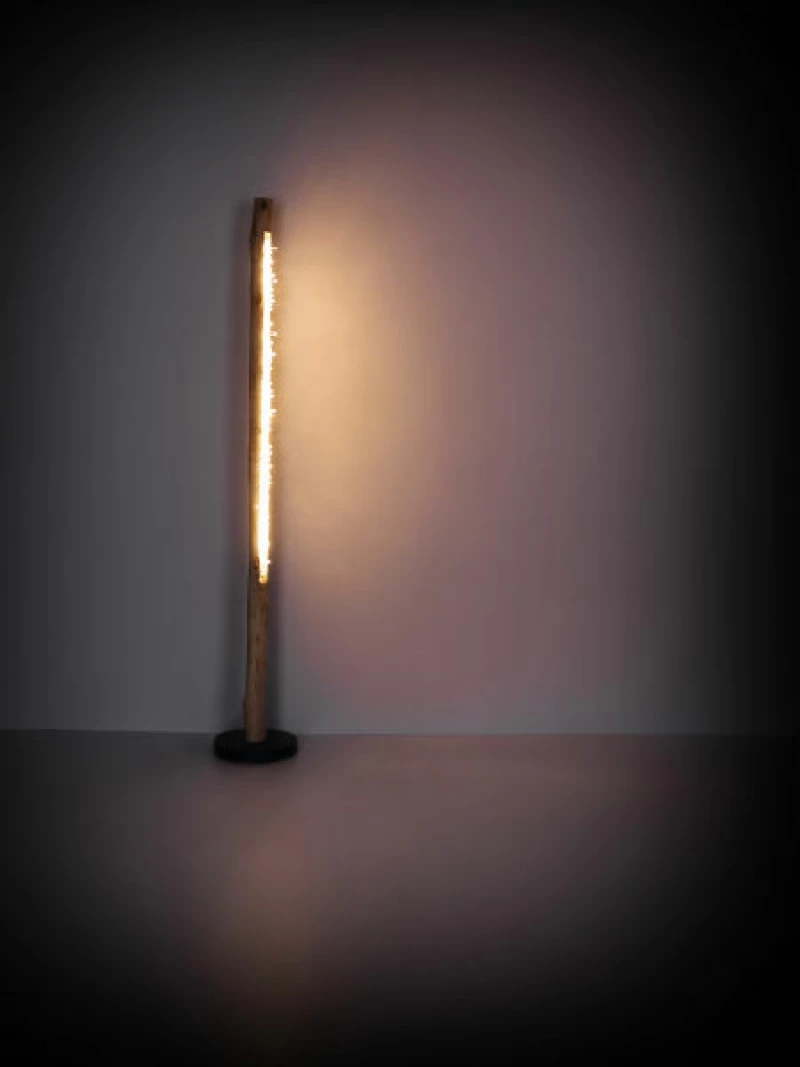 Globo Lighting Felicitas Φωτιστικό Δαπέδου Μαύρο με Ύψος 151cm