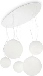 Ideal Lux Mapa Bianco SP5 Κρεμαστό Φωτιστικό Μοντέρνο Πολύφωτο Λευκό