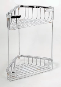 Tema Γωνιακή Ραφιέρα Διπλή 74022 15x15cm