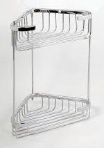 Tema Γωνιακή Ραφιέρα Διπλή 74022 15x15cm