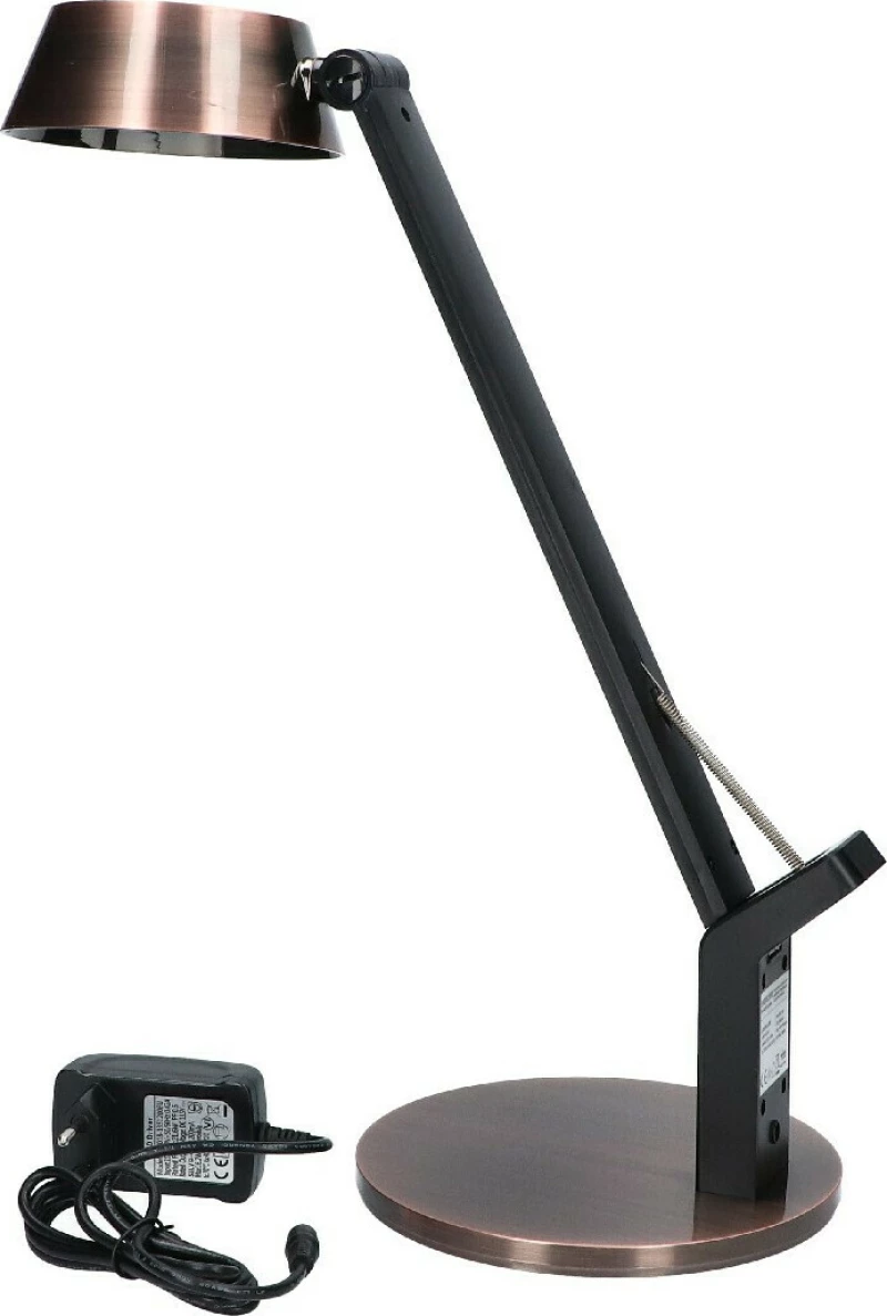 MaxCom Φωτιστικό Γραφείου LED Χάλκινο ML4400