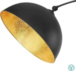 Globo Lighting Gottfried Φωτιστικό Δαπέδου Μαύρο με Ύψος 182cm Μαύρο
