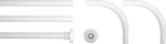 Βραχίονας Μπάνιου Γωνιακός Φ20mm Combi White Sealskin (90x90x90) 1Τεμ