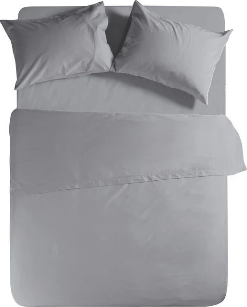Nef-Nef Σεντόνι Ημίδιπλο με Λάστιχο 120x200 Basic 726 Light Grey