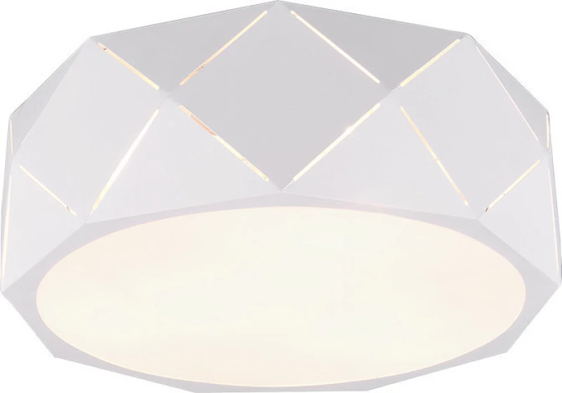 Trio Lighting Zandor Πλαφονιέρα Οροφής Λευκή από Μέταλλο