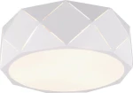 Trio Lighting Zandor Πλαφονιέρα Οροφής Λευκή από Μέταλλο