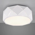 Trio Lighting Zandor Πλαφονιέρα Οροφής Λευκή από Μέταλλο