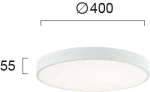 Φωτιστικό Οροφής - Πλαφονιέρα Led D400 Madison 4235400 White Viokef