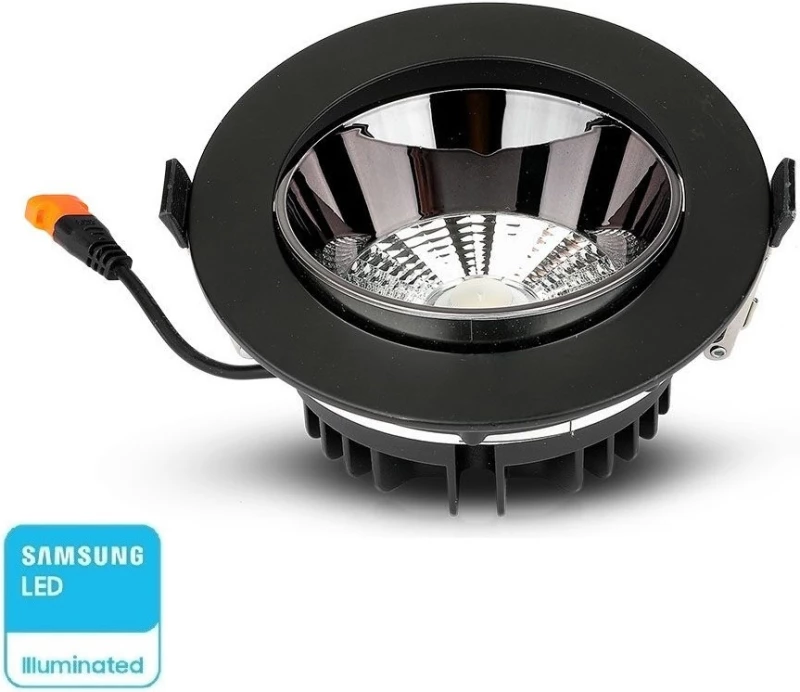 V-TAC Χωνευτό LED Panel Samsung COB 30W 6400K Ψυχρό Λευκό 22x22εκ. 20059