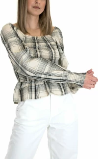 Only Γυναικείο Τοπ Elly Life L/S Smock Top 15221332