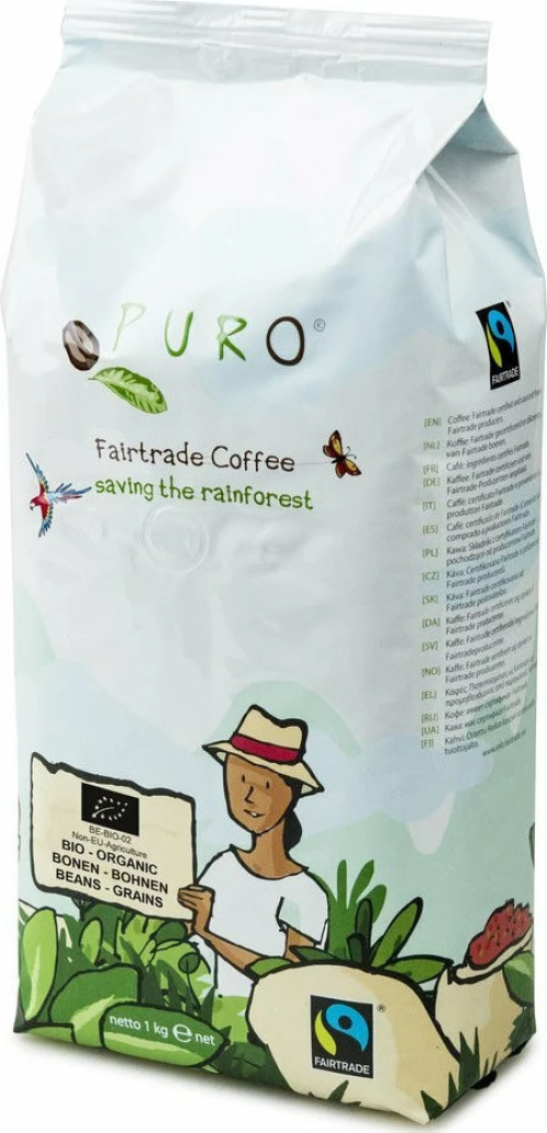 Puro Coffee Espresso Organic 1000gr σε Κόκκους
