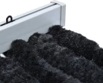 vidaXL Κουρτίνα Πόρτας Ανθρακί 100x220cm από Σενίλ 284290