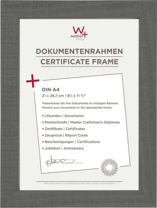 Walther Home Din A4 21X29,7 Wood Grey Ho130D