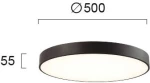Φωτιστικό Οροφής - Πλαφονιέρα Led Madison 4235501 D500 Black Viokef