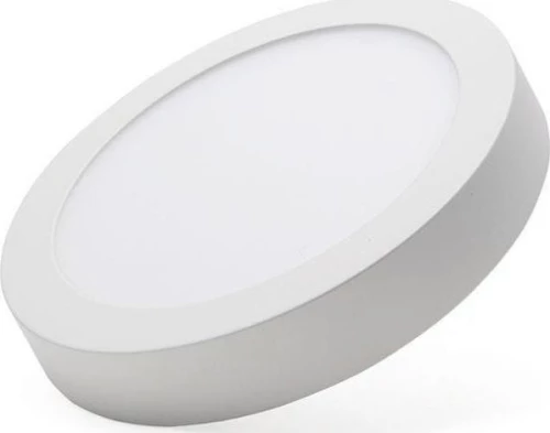 Φωτιστικο Εξωτερικο Led Slim Φ225 20W 4000K Λευκο Plus Eurolamp