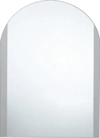 Tema 76028 Ημικυκλικός Καθρέπτης Μπάνιου 40x54cm
