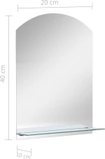 vidaXL 249429 με Ράφι 20x40 cm