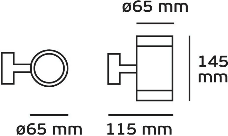 VK Lighting Επιτοίχιο Εξωτερικό Φωτιστικό 75169-186997