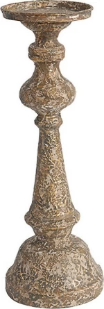Artekko Κηροπήγιο Πολυρητίνης Alastair 15.24x15.24x44.45cm