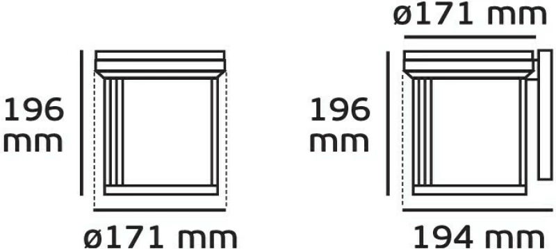 VK Lighting Επιτοίχιο Εξωτερικό Φωτιστικό 75169-386694