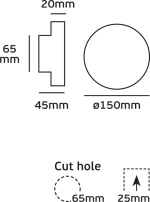 VK Lighting Επιτοίχιο Εξωτερικό Φωτιστικό 75169-317692
