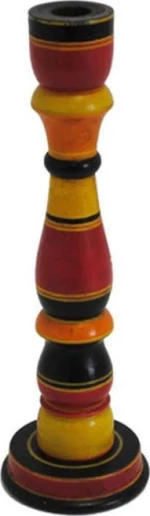 Plastona Κηροπήγιο Ξύλινο Almirah Πολύχρωμο 30cm