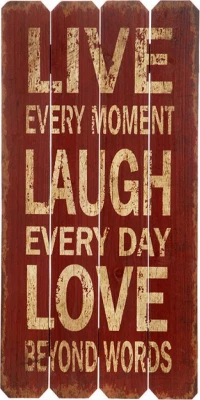 Πινακακι 30Χ60 Εκ. Live-Laugh-Love (#56126)