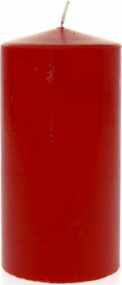 Iliadis Κερί Κύλινδρος Κόκκινο 9x18cm