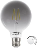 Elvhx Λάμπα LED για Ντουί E27 και Σχήμα G95 Θερμό Λευκό 250lm Dimmable